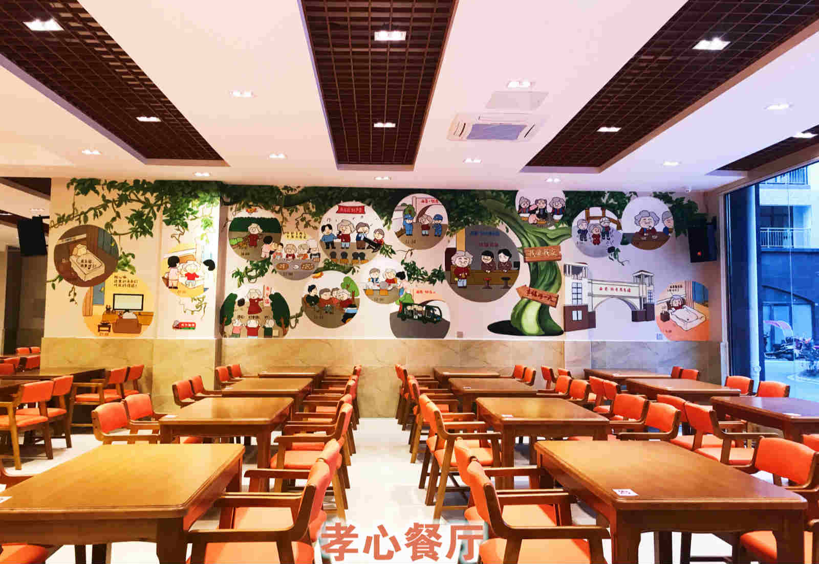 西蜀银杏康乐园环境展示
